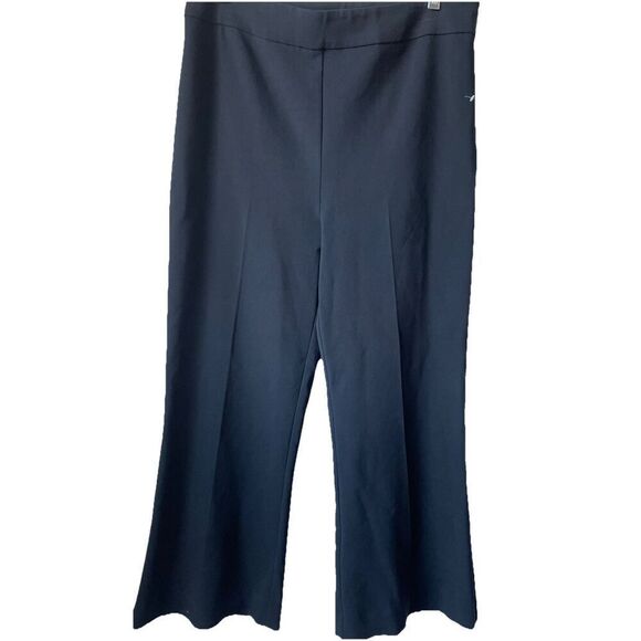 NEW Reformation Tanya Flared Knit Pants in Black Size Large $178 - Picture 4 of 6